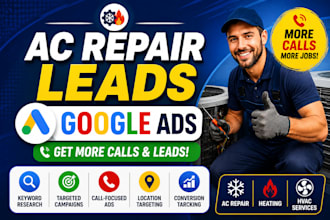 setup google search ads for ac repair and hvac leads