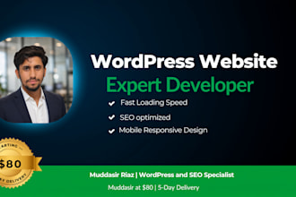 design a fast, SEO optimized website for small businesses