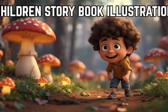 illustrate children story book illustration children story book illustration