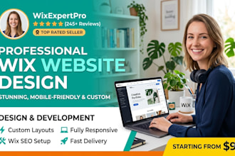 wix website redesign wix website development wix website design wix landing page