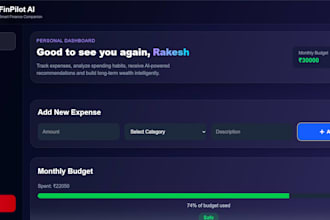 build a responsive react website or landing page