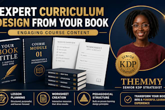 design expert curriculum and content for author online courses