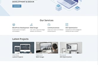 build your wordpress website with woocommerce and SEO