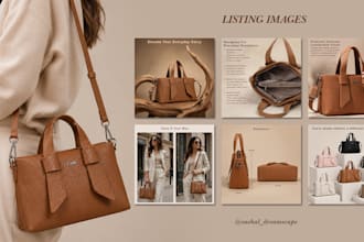 design premium amazon listing and lifestyle images