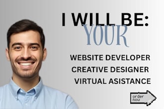be your go to virtual assistance website designer revamp wix squarespace shopify