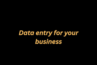 entry formatting and data entry clerk for you