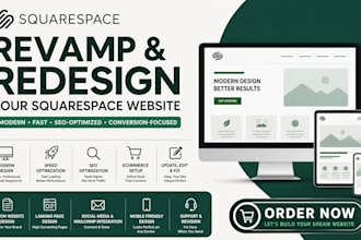 revamp and redesign your squarespace website professionally