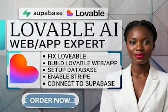 build fix or deploy loveable ai web app saas mvp, lovable website loveable