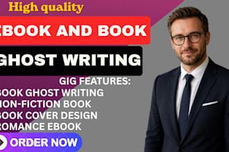 be your nonfiction kdp ghostwriter,ebook writer, memoir novel writer