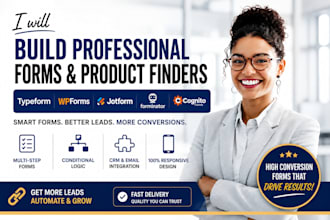 build involve me form typeform forminator product finder wpform jotform cognito