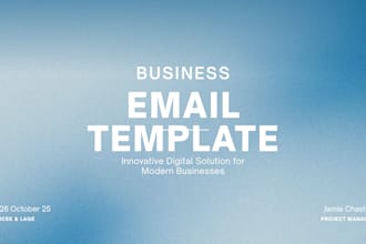 design html email template for your brand