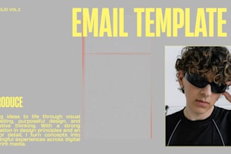 design html email template for your website
