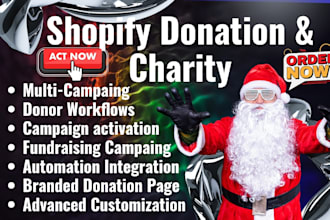 setup shopify donation charity app setup fundraising nonprofit integration