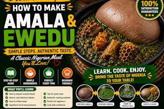 teach you how to prepare amala and ewedu