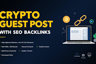 do bitcoin crypto guest post with dfollow backlink on high da sites