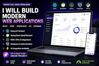 develop react js web application