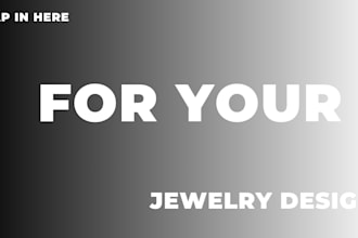 do jewelry design and rendering