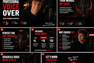 do voice overs for youtube tiktok ads other vids