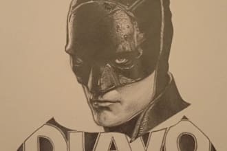 draw a realistic graphite pencil portrait from your photo