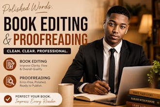 be your professional book editor, proofreader, and KDP book formatter