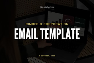 design a html template
