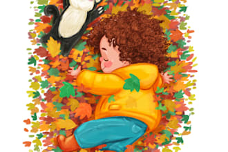 draw expressive spot illustrations for books and publishing