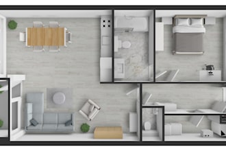 recreate 2d,3d floor plans using floorplanner
