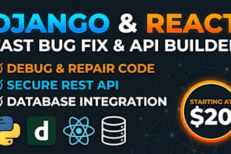 build a secure and scalable rest API using django rest framework