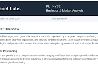 create a strategic business research and competitor analysis report