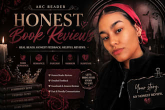 give honest reader feedback and arc reviews for authors
