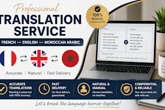 provide professional french and english  transcription