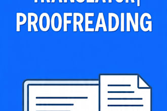 do content writing, proofreading, and translation