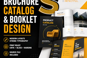 design professional brochures catalogs and booklets