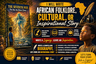 write an african folklore, cultural, or inspirational story