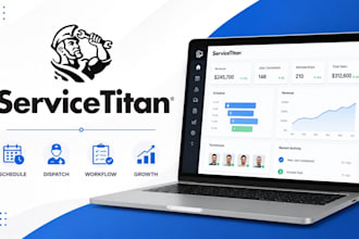 set up, customize, and optimize your servicetitan CRM system