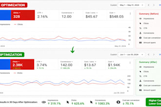 set up and optimize google ads campaign