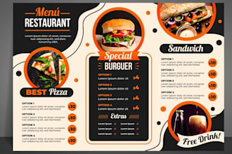 design modern menu restaurant menu digital menu