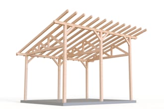 design timber frame shed plan woodworking in sketchup
