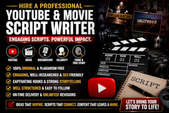 provide SEO optimized youtube scripts