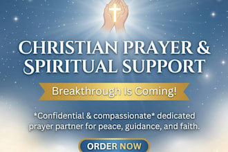 offer spiritual support and guide you in powerful christian prayer