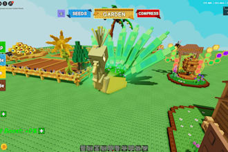 give you a 68kg 15second peacock in grow a garden roblox
