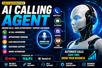 create ai voice agents with vapi, retell, twilio and CRM integration