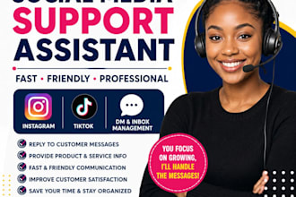 be your social media support assistant