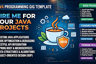 advanced java programing with expert skills within 2 hours