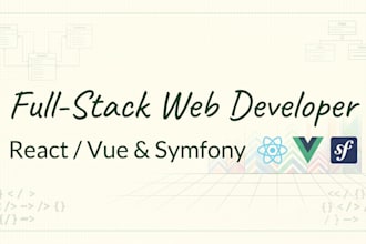 develop a dynamic spa website with a custom symfony cms