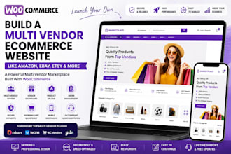 build a multi vendor ecommerce website using woocommerce