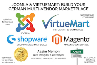 build virtuemart website multi vendor marketplace
