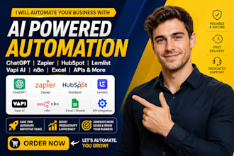 automate chatgbt ads, excel sheet kimi zapier API  hubspot lemlist vapi ai n8n