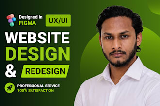 do figma website UI UX design and website redesign