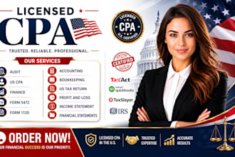 prepare CPA certified profit and loss statement for llc, sba, loan application